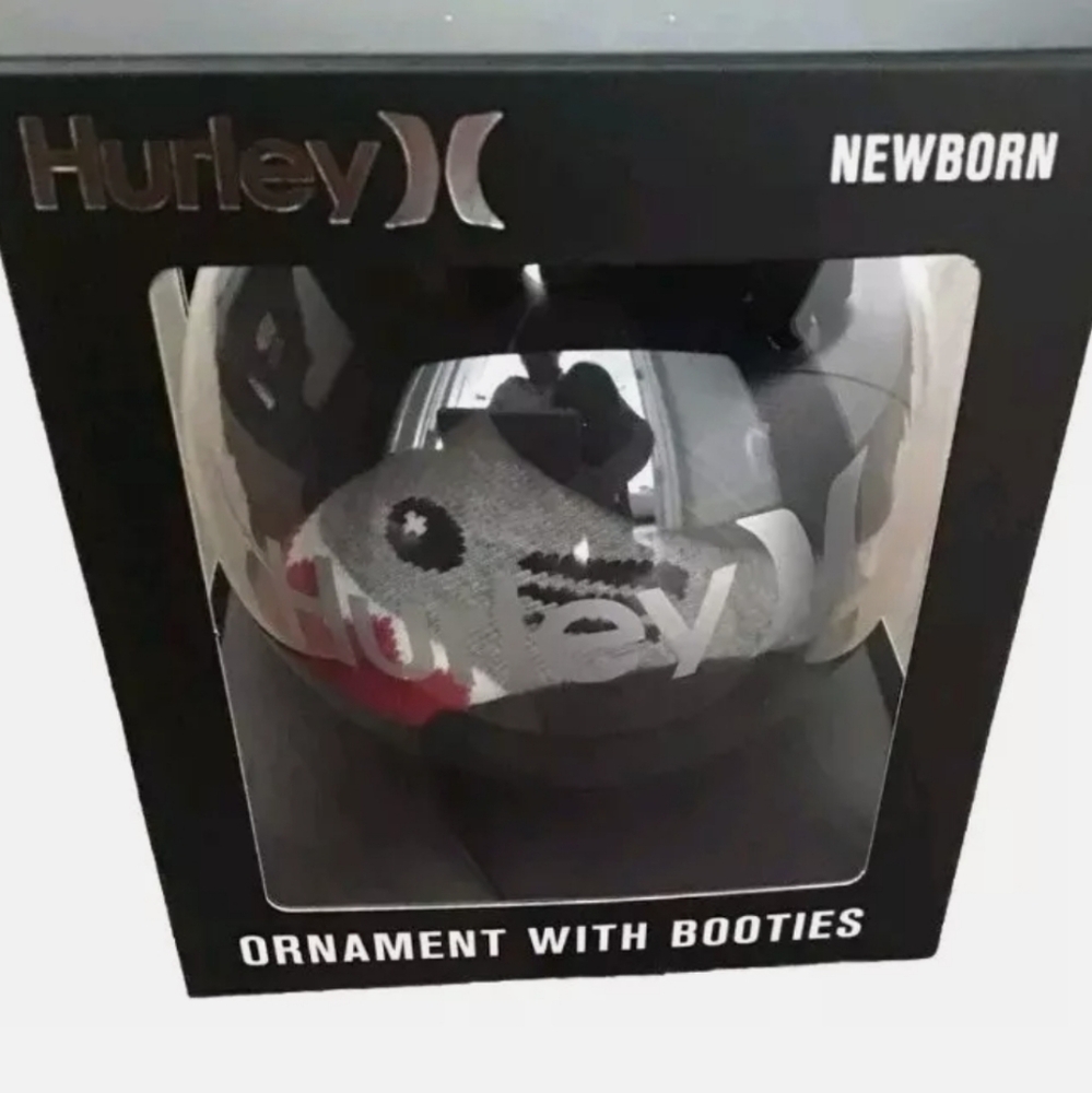 New Hurley Shark Booties Christmas Tree Ornament